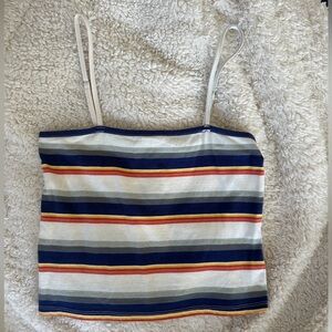 multicolored striped tank! . ݁₊ ⊹ . ݁˖ . ݁